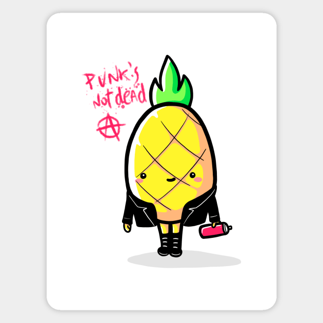 Punk's not Dead Sticker by spookylili